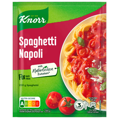 Knorr Fix Spaghetti Napoli für 3 Portionen