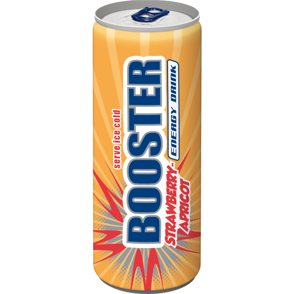 Booster Energy Drink Strawberry-Apricot 330ml – bringit