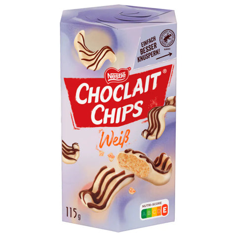 (MHD 31.07.) Nestlé Choclait Chips Weiß 115g