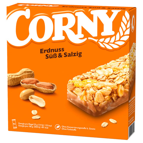 Corny Süß & Salzig Erdnuss 6x25g