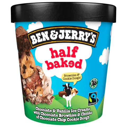 Ben & Jerry's Pint Half Baked 465ml