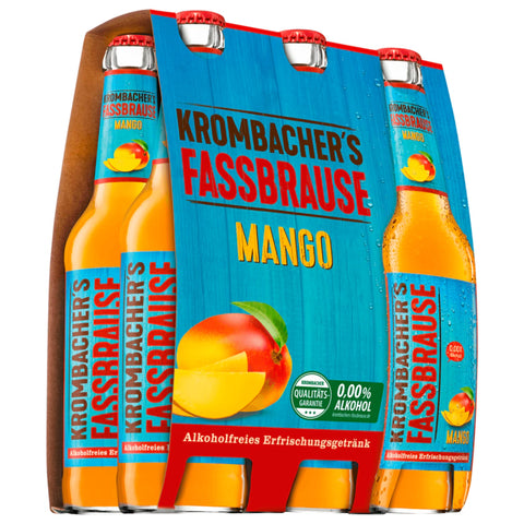 Krombacher´s Fassbrause Mango 6X0,33l