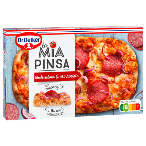 Dr. Oetker La Mia Pinsa Rindersalami & rote Zwiebeln 305g