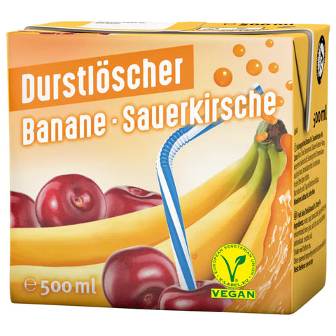 Durstlöscher Banane-Sauerkirsche 0,5l