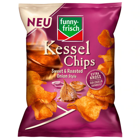 Funny Frisch Kessel Chips Sweet & Roasted Onion Style 120g