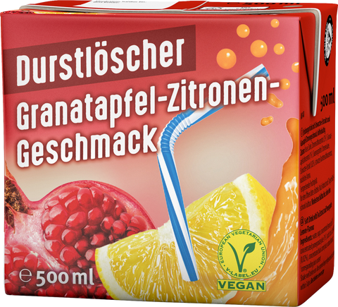 Durstlöscher Granatapfel-Zitrone 0,5l