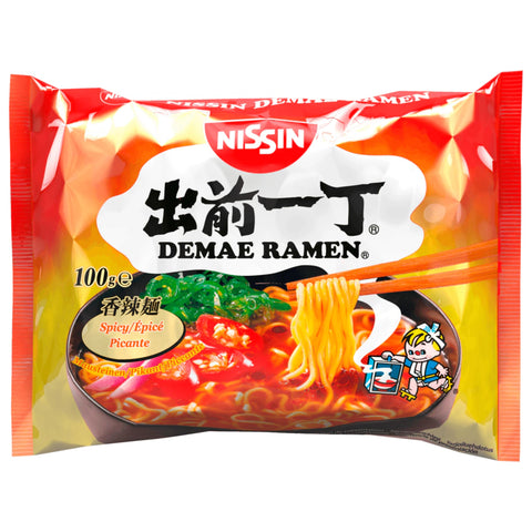 Nissin Nudelsuppe Demae Ramen Spicy 100g