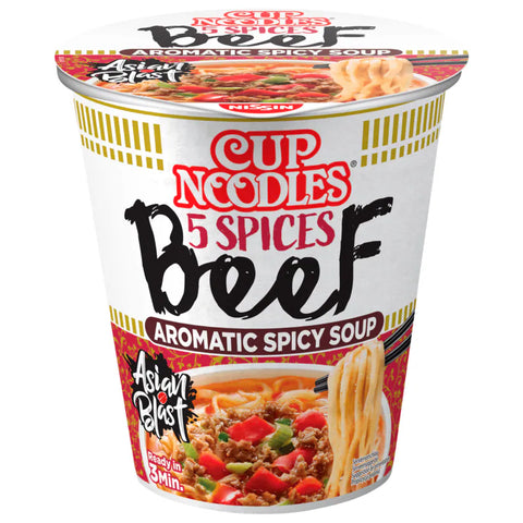 Nissin Cup Noodles 5 Spices Beef 64g