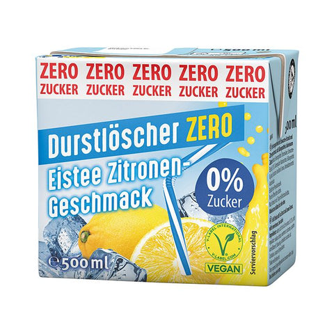 Durstlöscher Eistee Zitrone Zero Tetra 0,5l