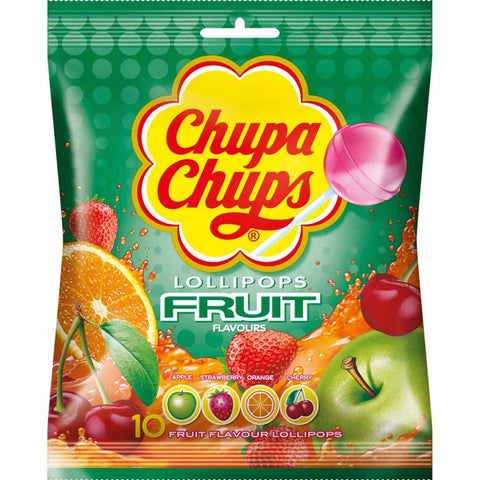 Chupa Chups Frucht Lutscher 10er 120g