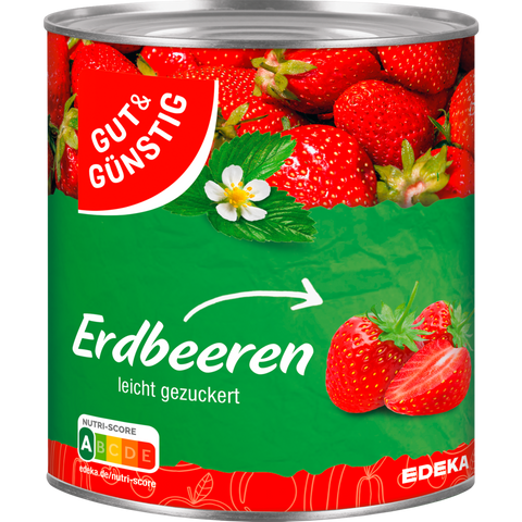 G&G Erdbeeren leicht gezuckert 410g