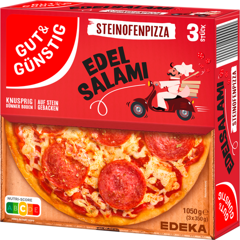 G&G Steinofenpizza Salami 3x350g