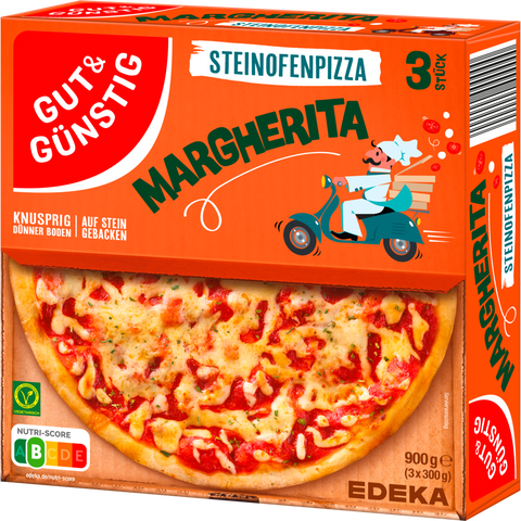 G&G Steinofenpizza Margherita 3x300g