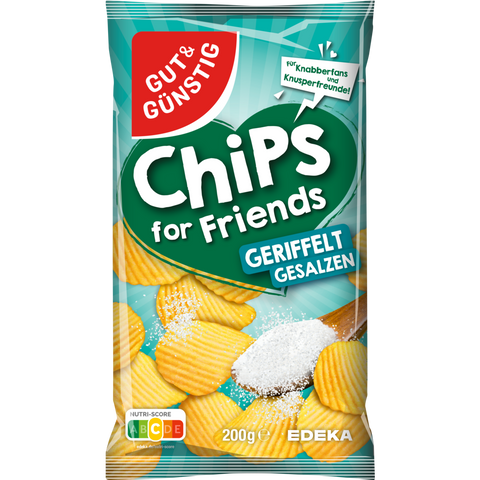 G&G Riffelchips Salz 200g