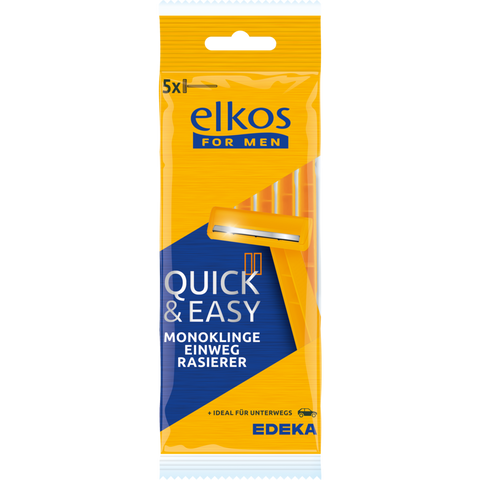 Elkos Men Quick & Easy Einwegrasierer 5er