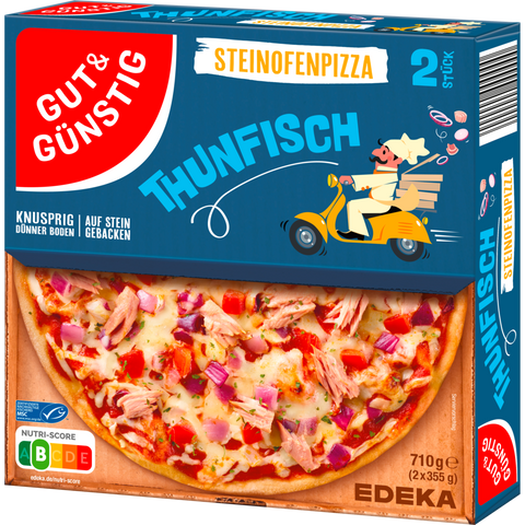 G&G Steinofenpizza Thunfisch 2x355g