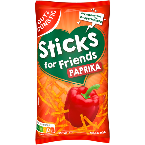 G&G Paprika Sticks for Friends 125g