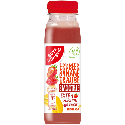 G&G Smoothie Erdbeere-Banane-Traube 250ml