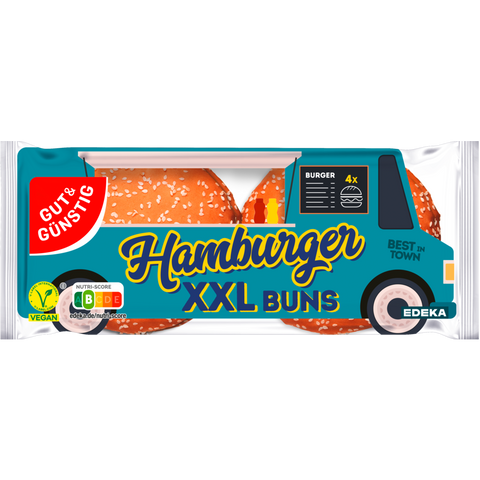 G&G Hamburger Buns Sesam XXL 300g