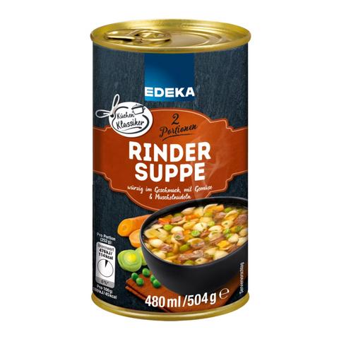 EDEKA Rindersuppe mit Nudeln 480ml