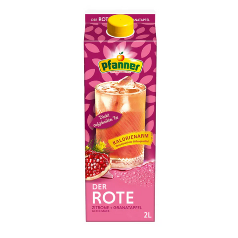 Pfanner Der Rote Tee Zitrone-Granatapfel 2l