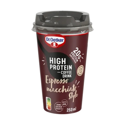 Dr. Oetker High Protein Coffee Espresso Macchiato 250ml