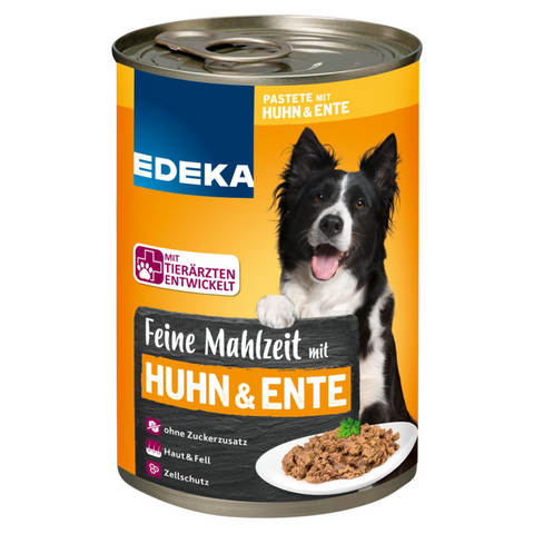 EDEKA Dog Feine Mahlzeit Huhn & Ente 400g