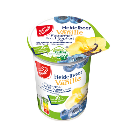 G&G Fruchtjoghurt 1,5% Heidelbeere-Vanille 250g