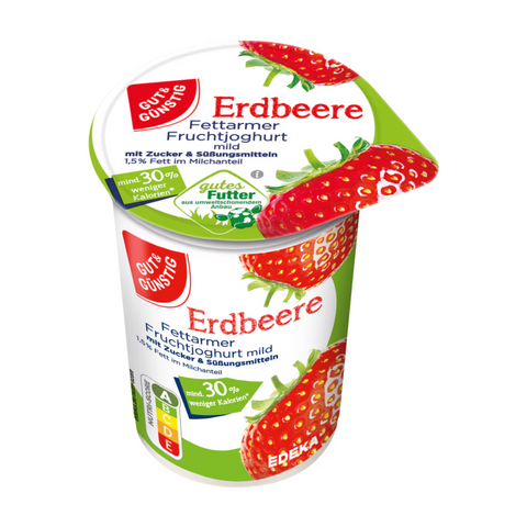 G&G Fruchtjoghurt 1,5% Erdbeere 250g