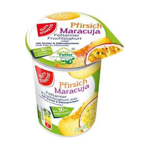 G&G Fruchtjoghurt 1,5% Pfirsich-Maracuja 250g