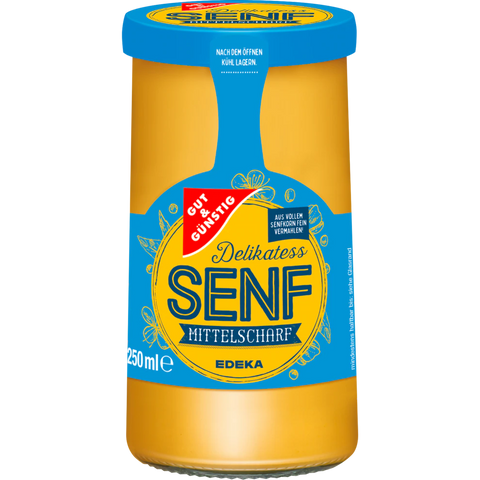 G&G Senf mittelscharf 250ml