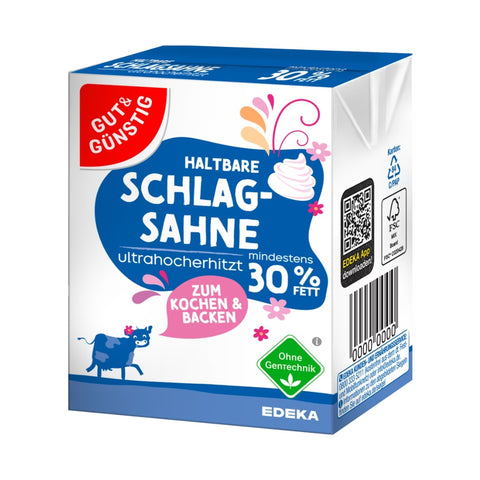 G&G H-Sahne Tetra 30% ohne Gentechnik 200g