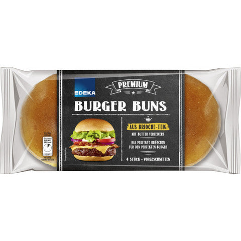 (MHD 05.01.) EDEKA Brioche Burger Buns 4er 250g