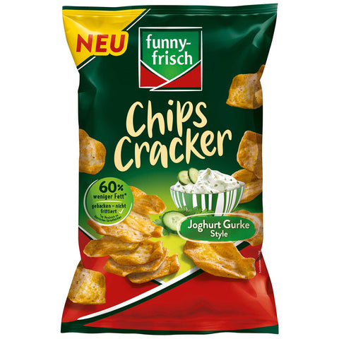 Funny-frisch Chips Cracker Joghurt Gurke 90g