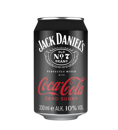 Jack Daniel's mit Coca Cola Zero 0,33l
