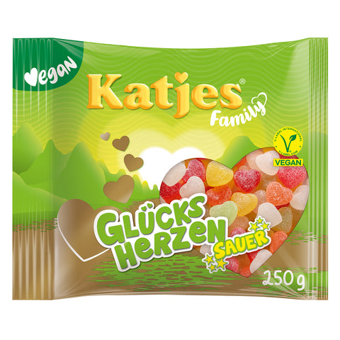 Katjes Family 250g Glücksherzen sauer