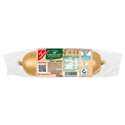 G&G Kalbfleischleberwurst 125g