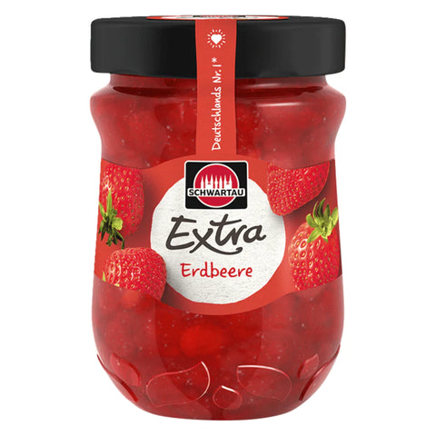 Schw Extra Erdbeer Konfitüre 340g