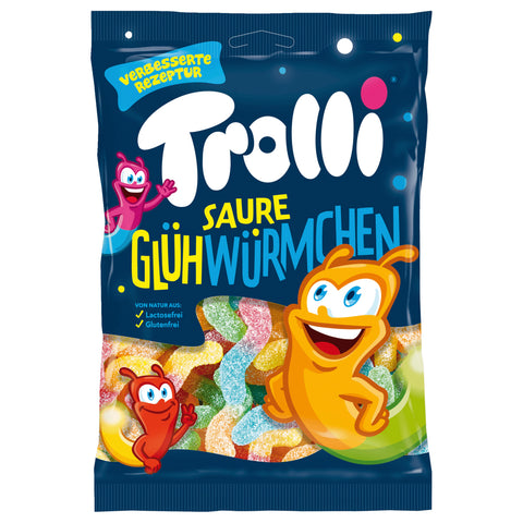 Trolli Gummibonbon Saure Glühwürmchen 150g