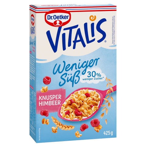 Dr. Oetker Vitalis Weniger süß Knusper Himbeere 425g