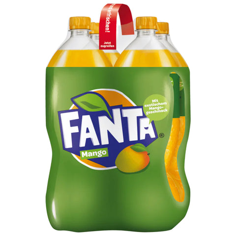 Fanta Mango ohne Zucker 4x1,5l