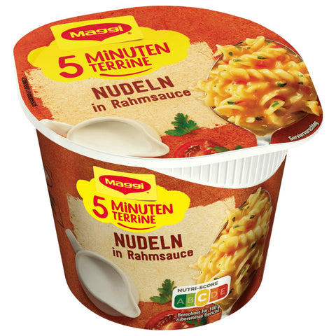 Maggi 5 Minuten Terrine Nudeln in Rahmsauce 61g