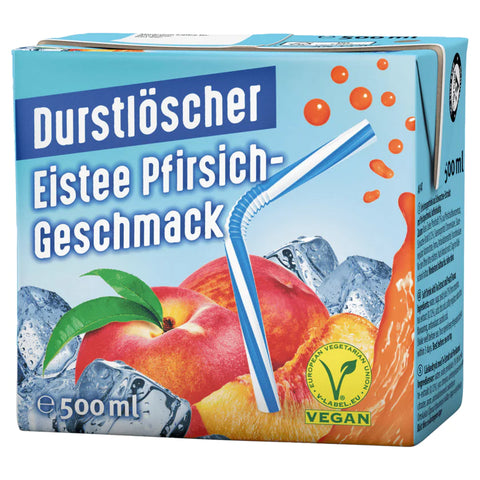 Durstlöscher Eistee Pfirsich-Geschmack 0,5l