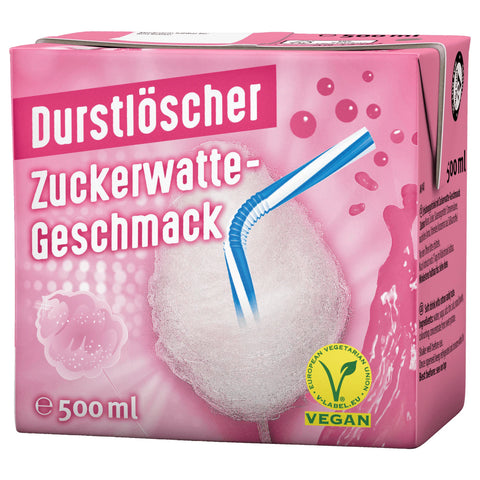 Durstlöscher Zuckerwatte-Geschmack 0,5l