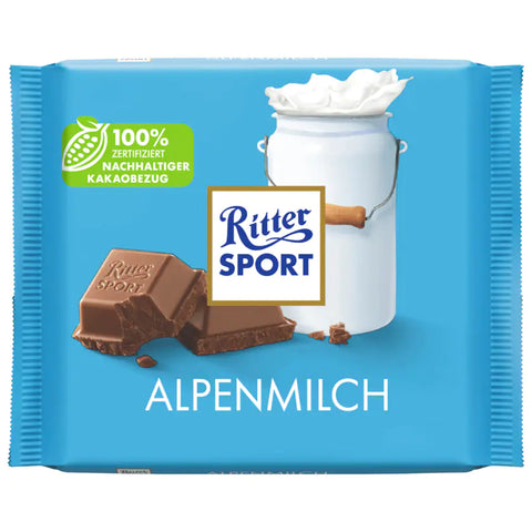 Ritter Sport 100g Alpenmilch 30%