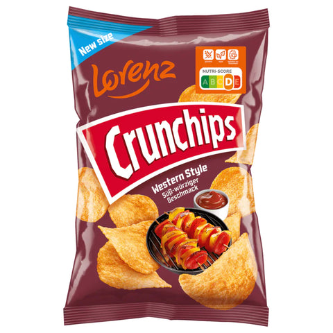 Lorenz Crunchips Western Style 150g