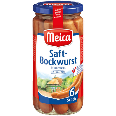 Meica Saftbockwurst extra zart 6/380g