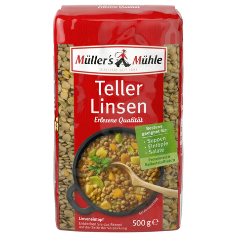 Müller's Mühle Teller-Linsen 500g