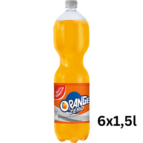 G&G Orangenlimonade Zero 6x1,5l