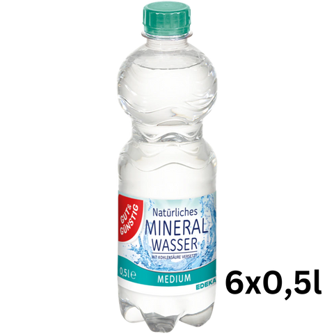 G&G Mineralwasser Medium 6x0,5l